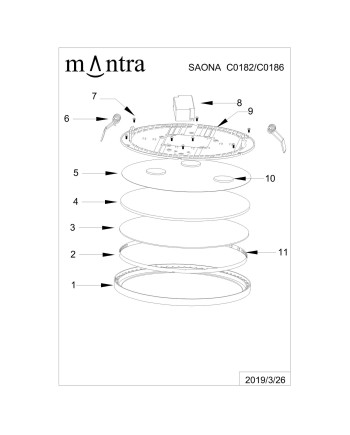 SAONA * DOWNLIGHT LED REDONDO - 18W - 4000K